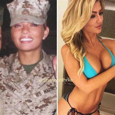 Worlds Sexiest Marine Shannon Ihrke Strips Off For Military Calendar Pics