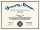 Photos of University Degree Diploma