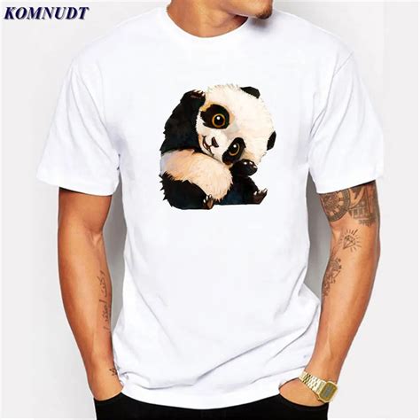 2018 cute giant panda shake hand print tee shirt fashion casual t shirts short sleeve blouse