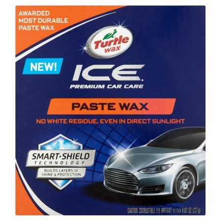 Turtle Wax Ice Premium Car Care Paste Wax 8 Oz Walmart Com
