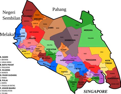 Johor State Map Clip Art Image ClipSafari