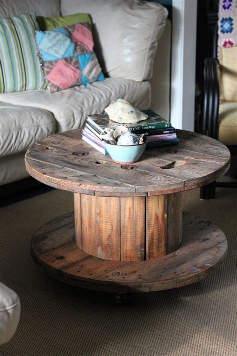 Repurpose Ideas For Old Wooden Spools Sortradecor Spool Furniture