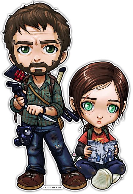 The Last Of Us Joel And Ellie By Ghostfire On Deviantart The Last Of