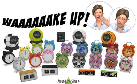 Around The Sims 4 Custom Content Download Alarm Clocks