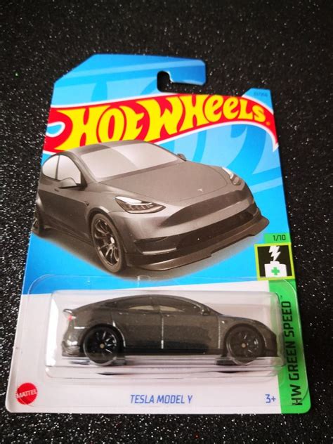 Hot Wheels Tesla Model Y Dark Grey Hobbies And Toys Toys And Games On