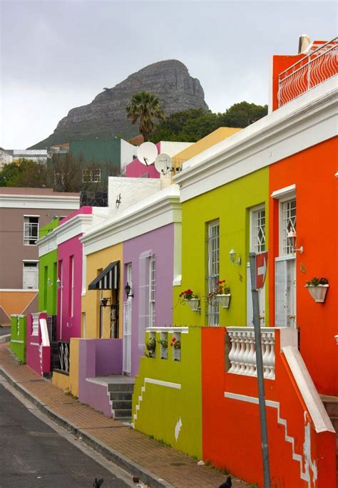 Bo Kaap Cape Town House Colors South Africa Travel Colorful Places