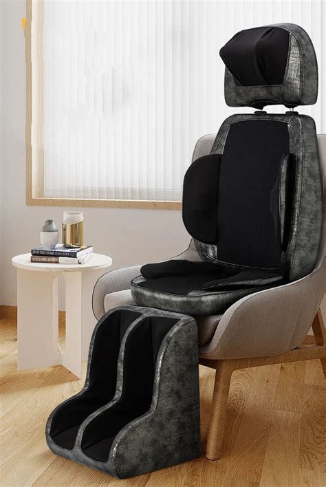 Electric Vibrating Full Body Massage Cushion Neck Back Waist Hip Leg Massage Chair Heating