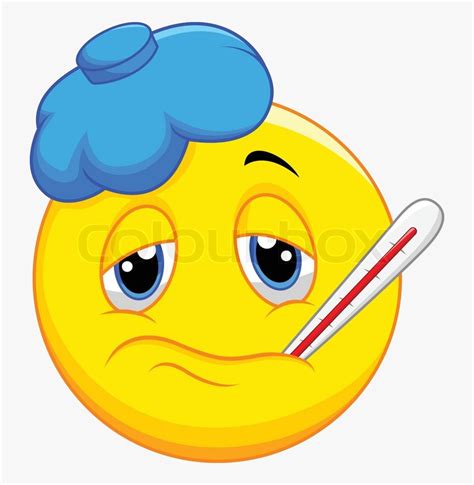 Sick Person Thermometer Clipart Student For Free And Cartoon Sick Hd