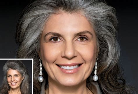A neutral color is perfect for anyone looking to take baby steps in hair color transformations. 7 Gorgeous Gray Hair Makeovers