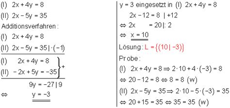 Lineare gleichungssysteme mit zwei unbekannten. Lineare Gleichungssysteme mit 2 Gleichungen und 2 Variablen