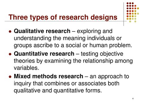 Significance Of Research Design Ppt