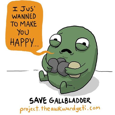 Poor Gallbladder Lets Save Him Lol The Awkward Yeti Has The Coolest