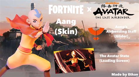 Fortnite X Avatar The Last Airbender Aang By Edogg8181804 On Deviantart