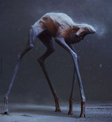 Winter Pickings Andrei Abramenko Alien Concept Art Creature Design