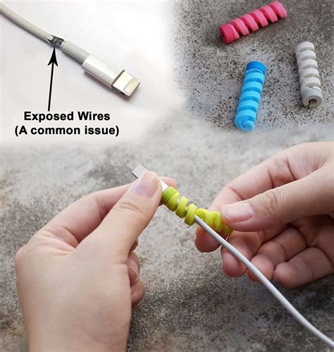 Explore more searches like charger cord protector. A flexible cable protector to prevent your charging cord from fraying after, like, two weeks. We ...