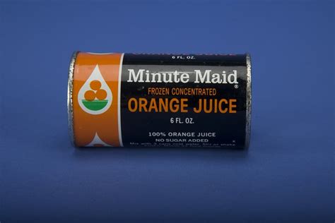 Minute Maid Concentrated Orange Juice Can National Museum Of American