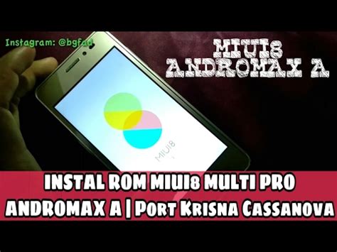 After flashing rom go to singal fix app and just clik for fixing icon on statu bar and then go to setting application installed then google play service permissions and active all. Instal ROM MIUI8 Multi Pro Andromax A (A16C3H) - YouTube