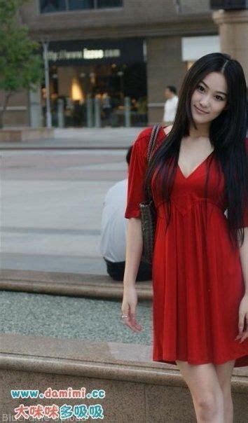 Viann Zhang Xin Yu Xinyu Beauty Women Wrap Dress Female Chic Model
