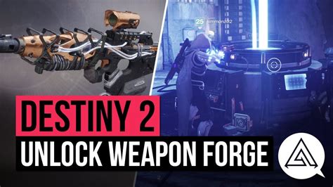 Destiny 2 How To Unlock The Weapon Forge In The Lighthouse Youtube