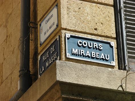 Cours Mirabeau Aix En Provence France Address Tickets