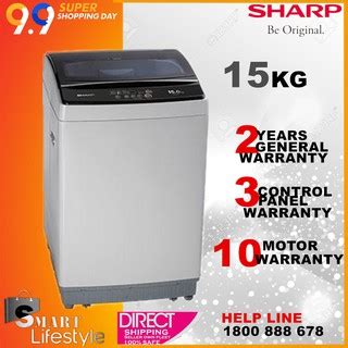 Chat was disconnected, click here to refresh. Sharp 15KG Fully Auto Washing Machine ESX156 | Shopee Malaysia