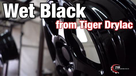 Powder Coating Wheels Gloss Black From Tiger Drylac Youtube