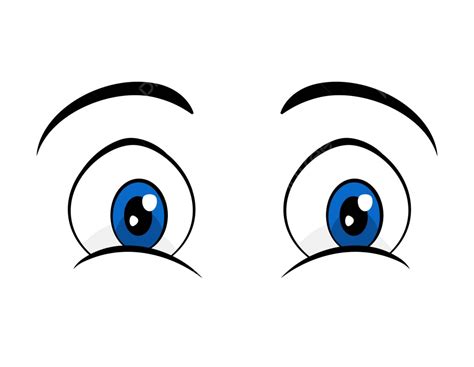 Diseño De Dibujos Animados Con Un Personaje De Ojos Azules Solo Sobre