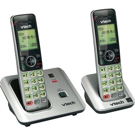 Vtech 2 Handset Cordless Phone System With Caller Id And