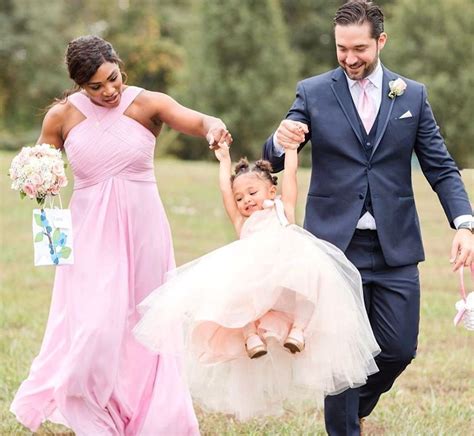 Serena Williams Daughter Make Adorable Pink Pair In Wedding Together