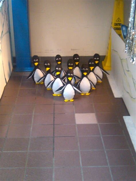 Penguin Bowling Penguins Christmas Village Crafty
