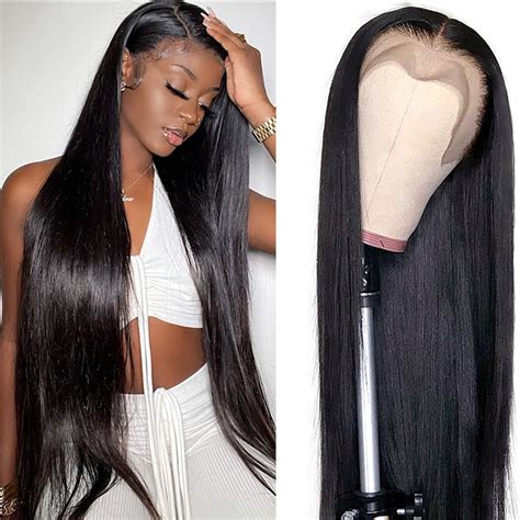 Amazon Com Lace Front Wigs Human Hair X Glueless Lace Frontal
