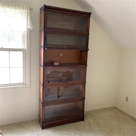 Great Finds Online Auctions Macey Antique Oak Barrister 911 Bookcase