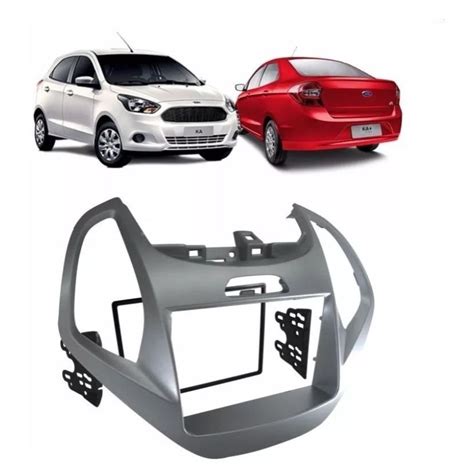 Moldura Painel Central Dvd Din Ford Ka Hatch E