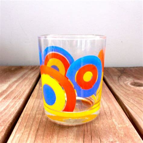 Cute Retro Polka Dots Drinking Glass Fun Party Glass Juice Glass Party Glass Etsy