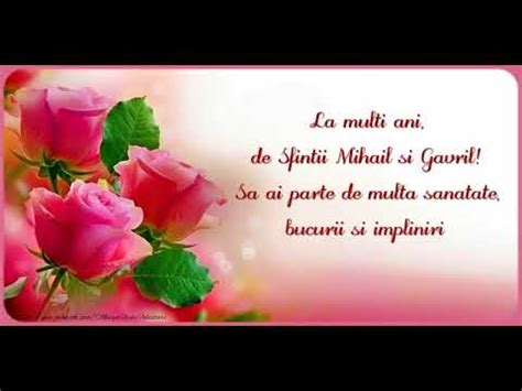 La multi ani, de Sfintii Mihail si Gavril! - YouTube