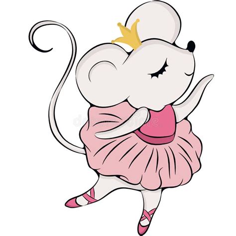 Little Mouse Ballerina Stock Illustration Illustration Of Performance