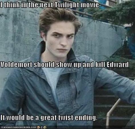 Plot Twist Plot Twist Much Harry Potter Twilight Edward Cullen