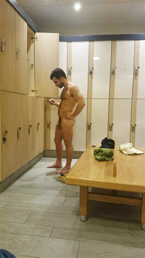 Spy Cam Dude Bare Naked In The Locker Room So Confident