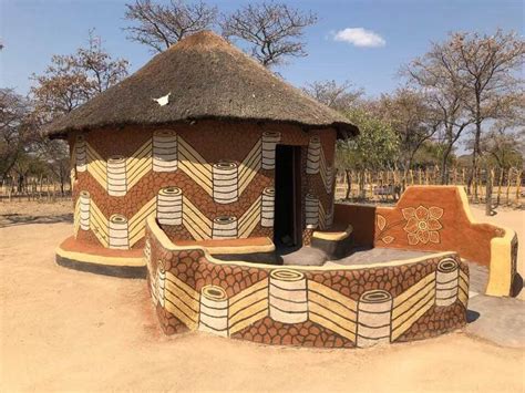 Matabeleland Au Zimbabwe Hut House African Hut Diy Picnic Table