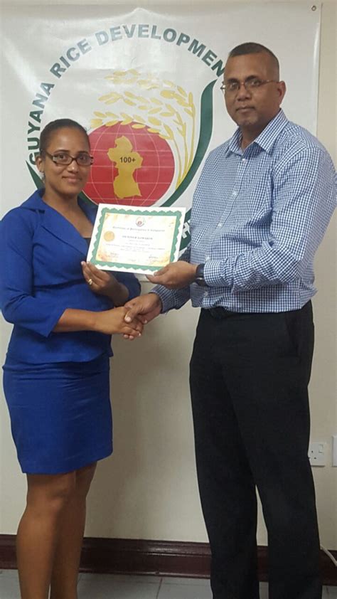 Grdb Hosts Capacity Building Workshop For Staff Guyana Rice