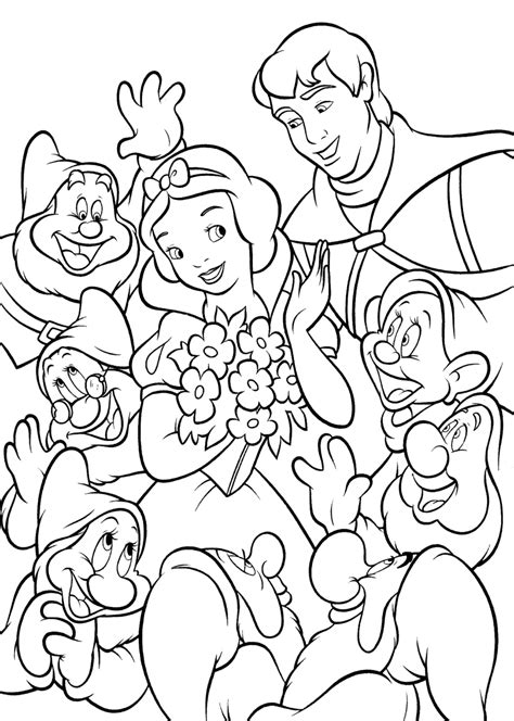 Snow White And The Seven Dwarfs Drawing At Getdrawings Free Download