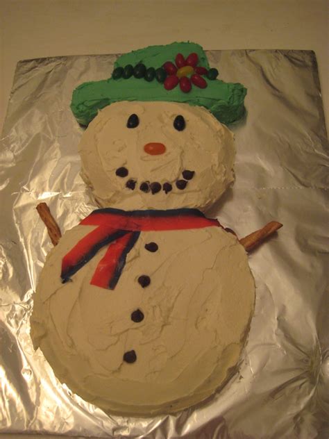 How To Make A Snowman Cake An Easy Fun Recipe For Kids To Decorate