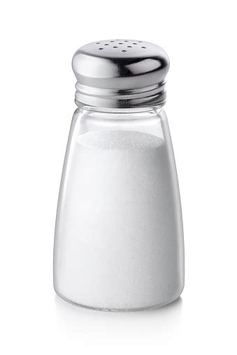 Salt Shaker On White Background Stock Photo Download