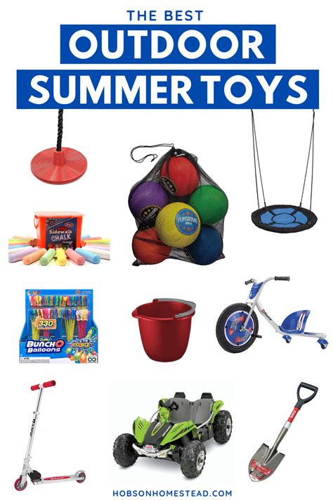 The Best Outdoor Summer Toys For Kids The Hobson Homestead