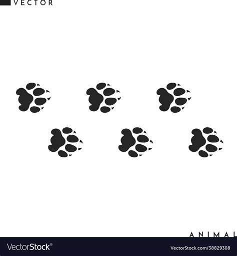 Tiger Paw Silhouette