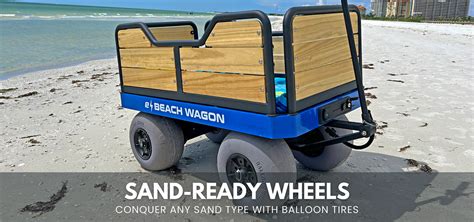Electric Motorized Multi Terrain Beach Cart Wagon E Beach Wagon