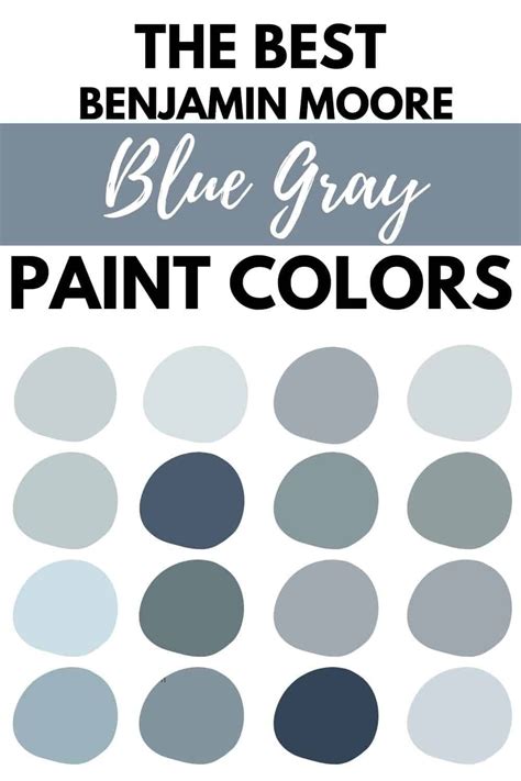 The Best Blue Gray Paint Colors From Sherwin Williams Paintcolors Bluegray Interiordesign