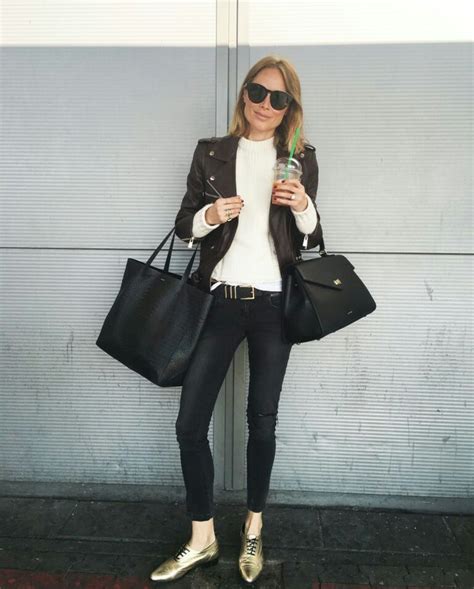 Leather Jacket And Sweater Minimalist Fashion Women Street Style