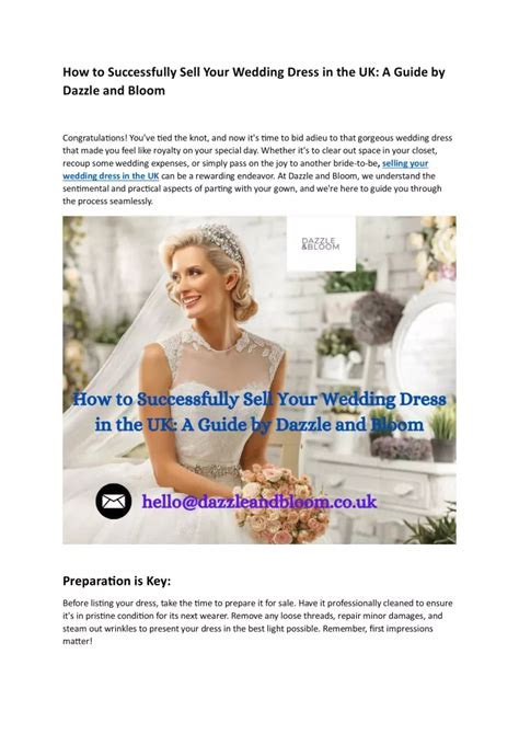 Ppt How To Successfully Sell Your Wedding Dress In The Uk Powerpoint