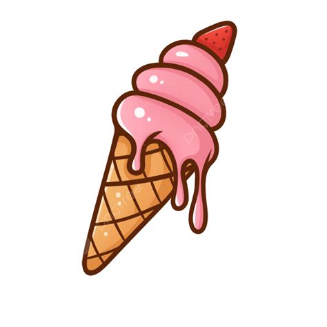 Strawberry Ice Cream Clipart Transparent Png Hd Ice Cream Strawberry
